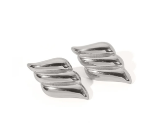 Frigg- Sky Wing Stud Earring- Stainless Steel Waterproof