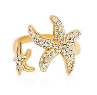 Ariel-By the Sea Wrap Around Open CZ Ring