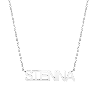 Linear Name Necklace