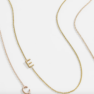 Personalized Letter Necklace - Gold