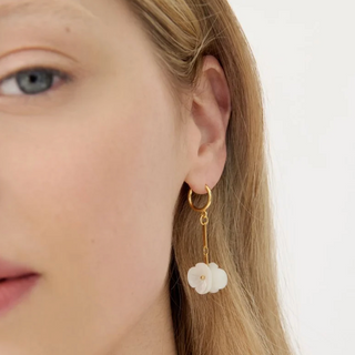 Floral Bloom Drop Earring