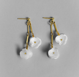 Floral Bloom Drop Earring