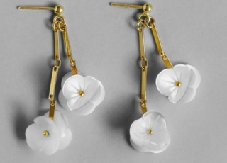 Floral Bloom Drop Earring