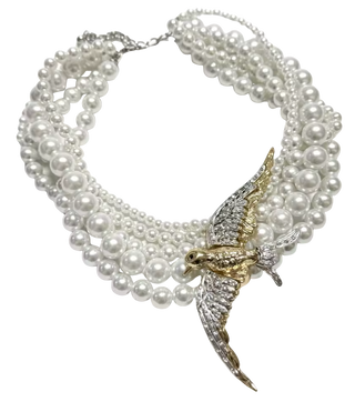 Bird on a Pearl Necklace